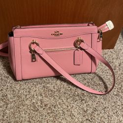 Pink coach purse
