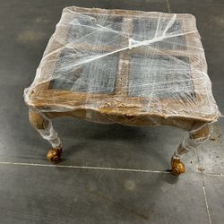 Square Oak Coffee Table