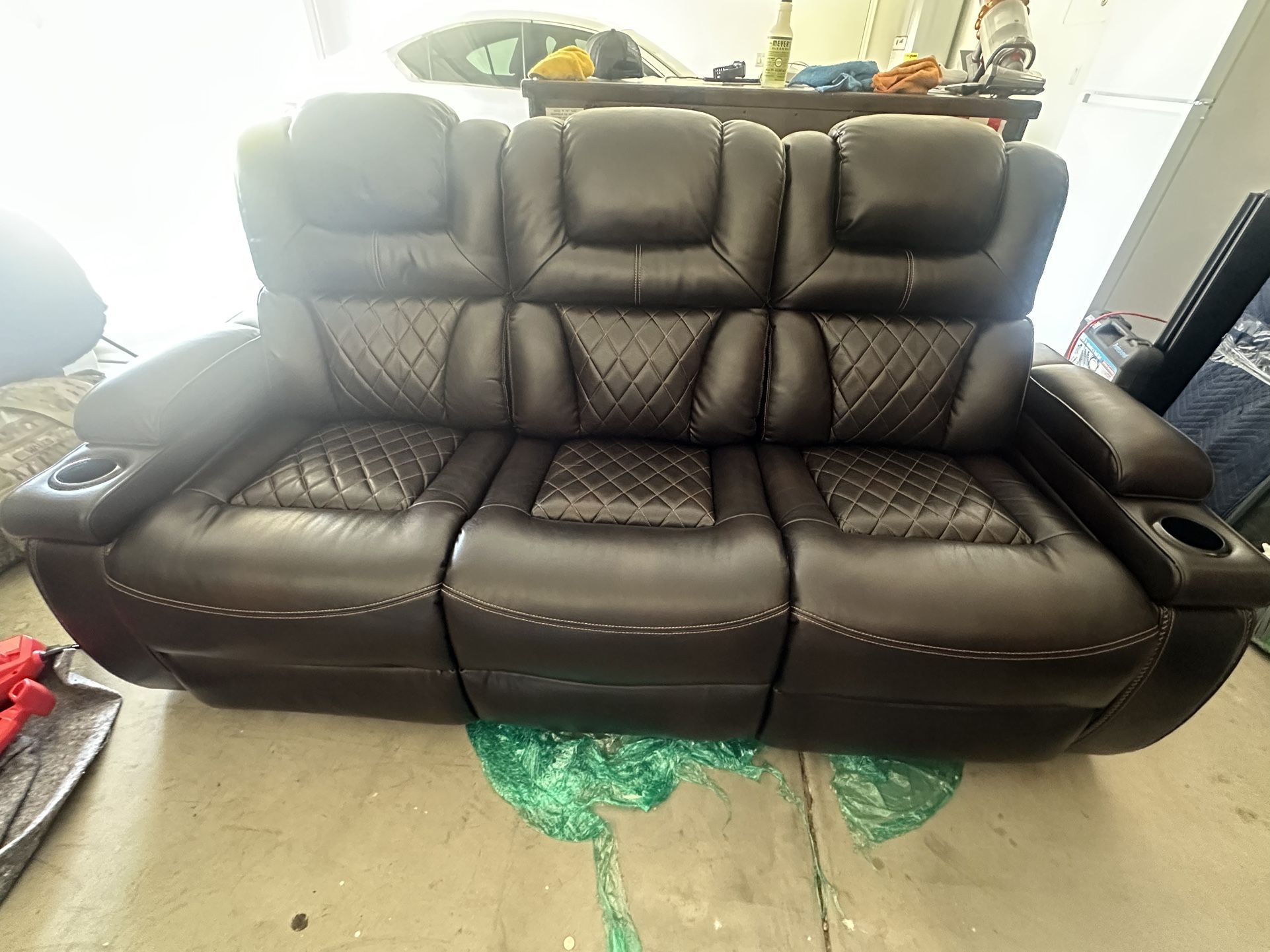 Power Reclining 3 Seater Sofa- OBO