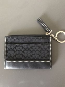 Coach keychain credit card purse