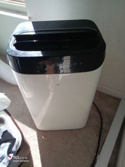 Portable Air Conditioner White and Black