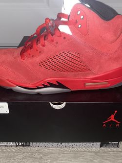 Air Jordan Retro 5 Red Suede