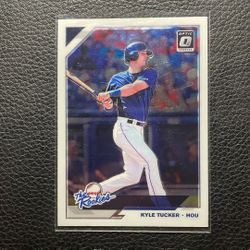 2019 Kyle Tucker Donruss Optic “The Rookies” Rookie Card. Los Angeles Dodgers 