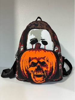 Loungefly Halloween Michael Myers Pumpkin Mini Backpack
