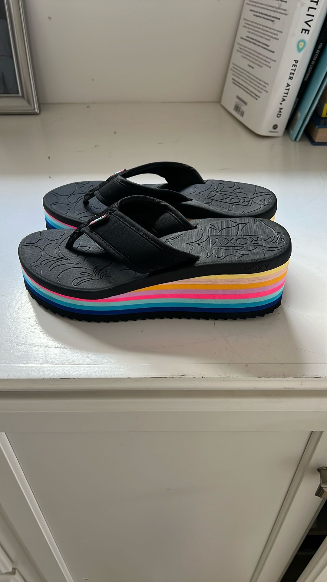 Roxy Rainbow Wedge Sandals