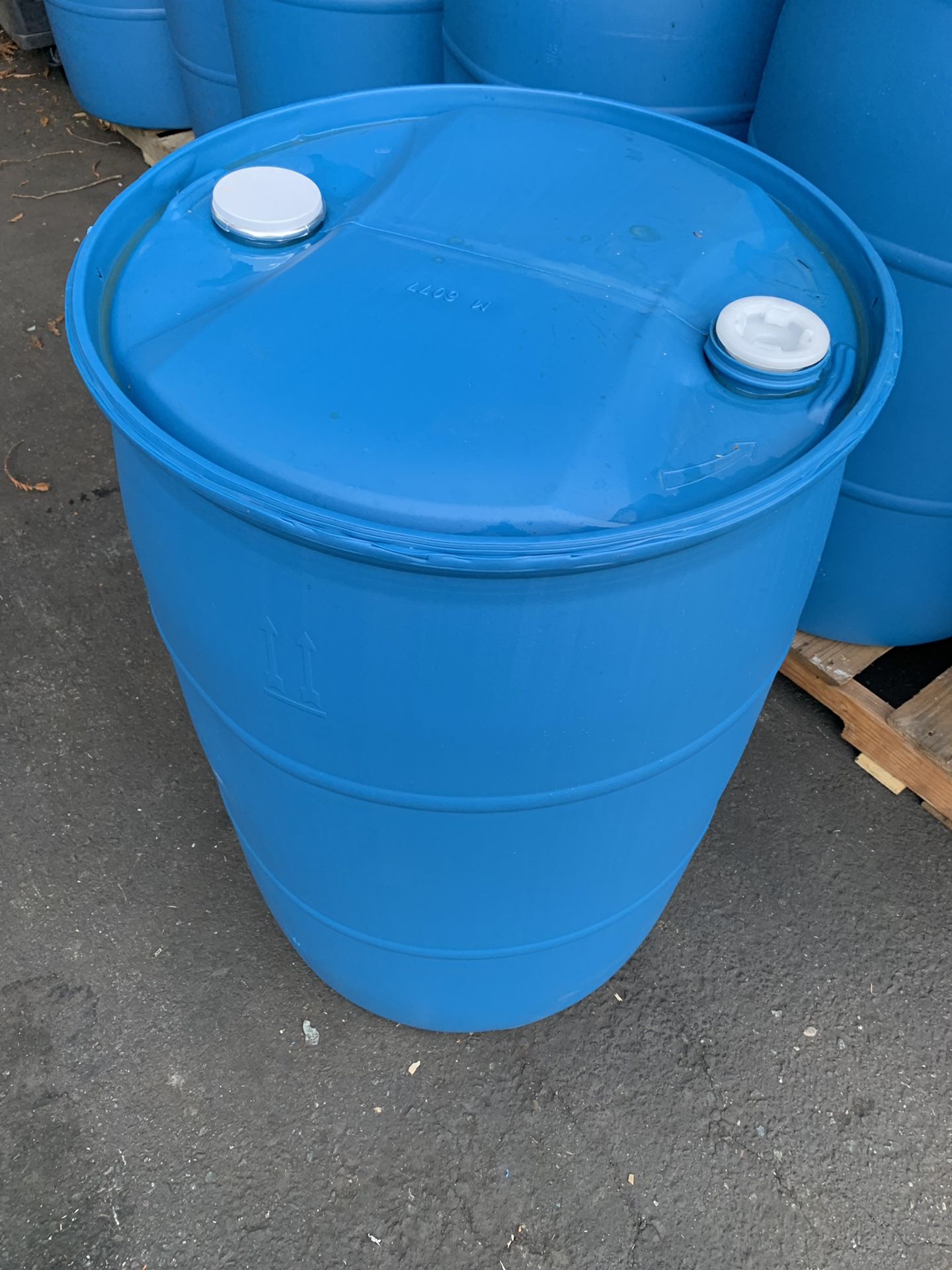 Plastic drums food grade 55 gallons barrels