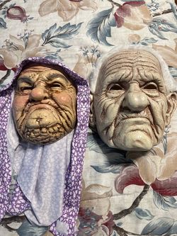 Old Age Halloween Costume Masks