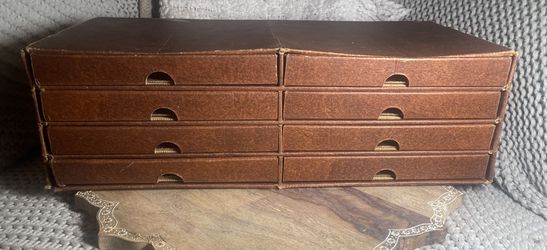 Vtg Van Hygan Smythe Collector Plate Storage Box