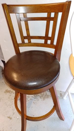 New Assembled Unfinished Wood Tall Mission Accent Dining New Wood Swivel Counter Stool 25 For In Cincinnati