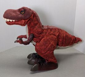 MONTY T-REX DINOSAUR walking & roaring tyrannosaurus  toy robot