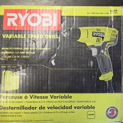 NEW Ryobi Drill