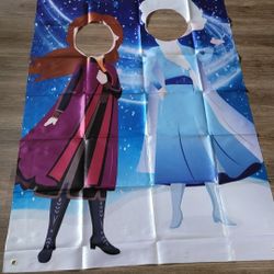 Frozen, Anna and Elsa Photo Banner