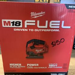 Milwaukee M18 FUEL 18V Lithium-Ion Brushless Cordless Jig Saw (Tool-Only)