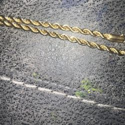 Gold Rope Chain (14K Plated)