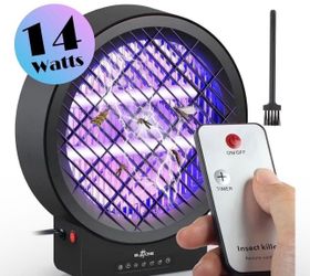 Mosquito Killer W/ Timer Remote Control 2-8 Hrs Option, Brush 14W  860sqf 120V