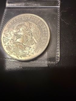 1968 Mexico Olympics 25 Pesos 72% Silver Coin Ley 0.720