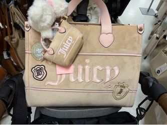 Juicy Couture Pink Suede Purse