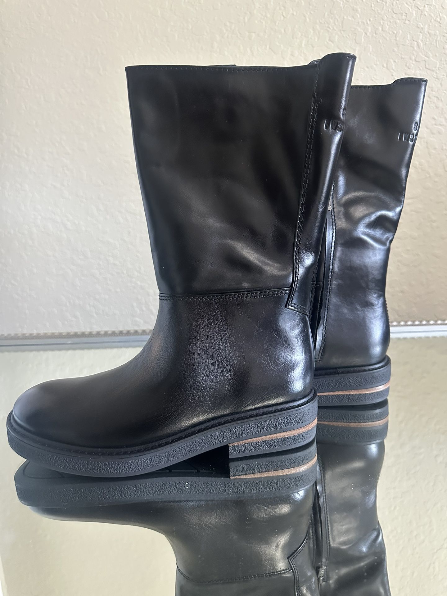 Big black boot