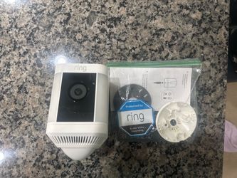 Ring Spotlight Cam and out door cam