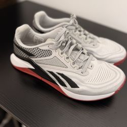 Reebok Nano X2 Training Shoes White Black Red Men’s 7.5 CrossFit Sneakers