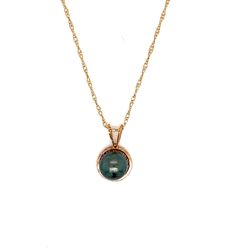 14k Black Pearl Necklace