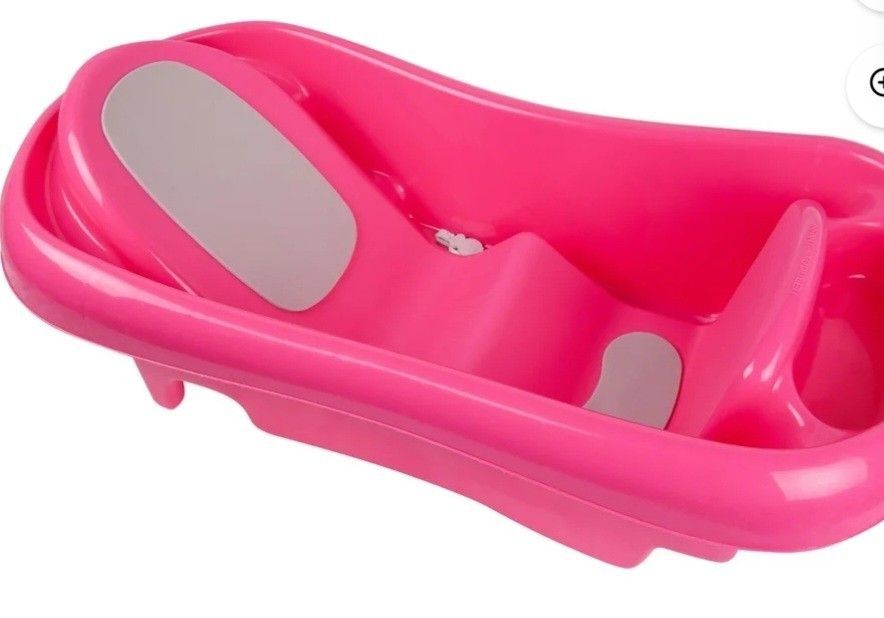 Baby And Toddler Bath Tub ( Pink Color)