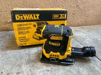 DEWALT 20V MAX XR Brushless 1/4 Sheet Variable Speed Sander (Tool Only) No Dust Bag