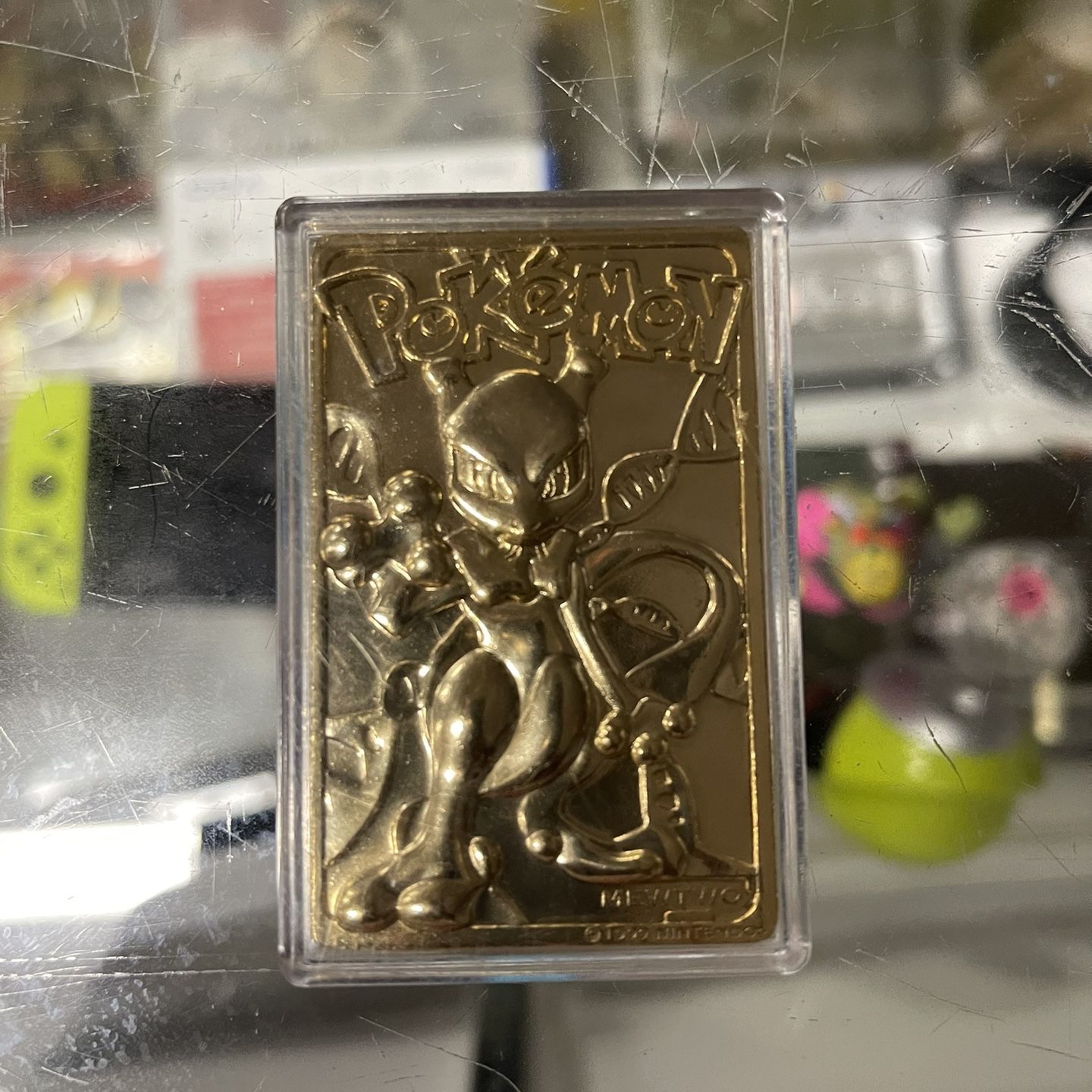 1999 gold pokemon card mewtwo Pokémon 1999 Gold Plated Mewtwo Card for Sale in Fort Myers, FL