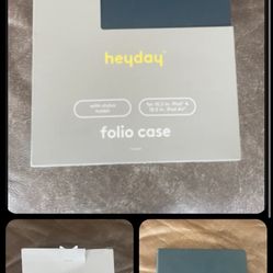 Heyday Nebula Blue Teal Tablet Case for 10.2 inch Apple iPad Any Angle Stand 7C