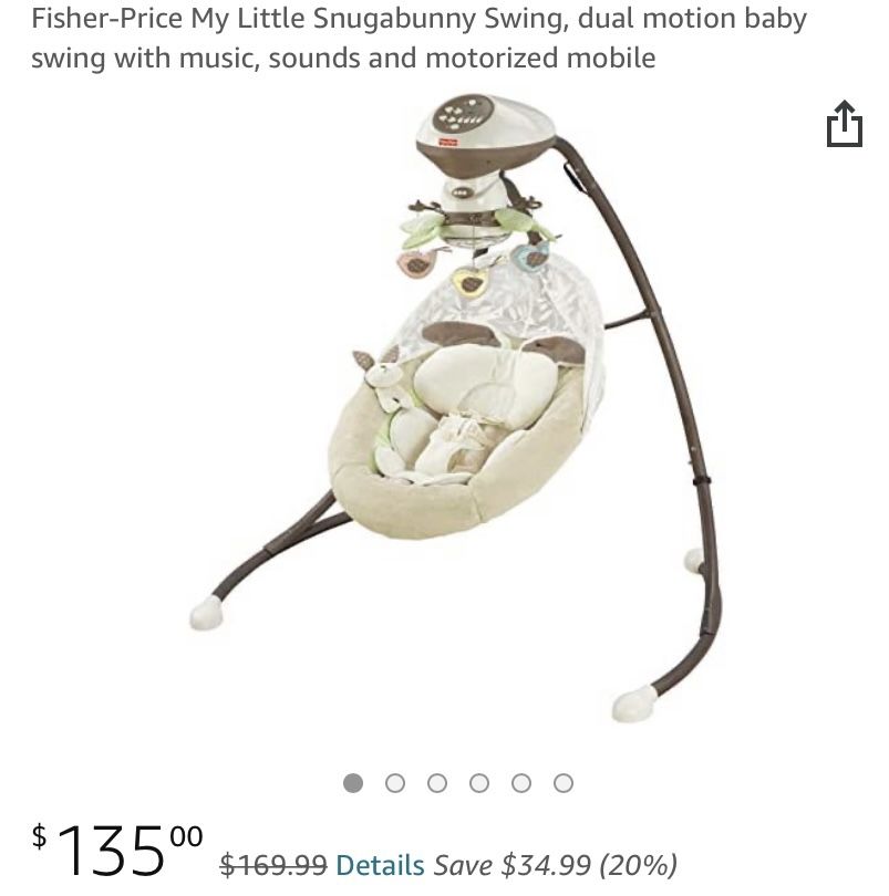 Fisher-Price My Little Snugabunny Swing & Bouncer