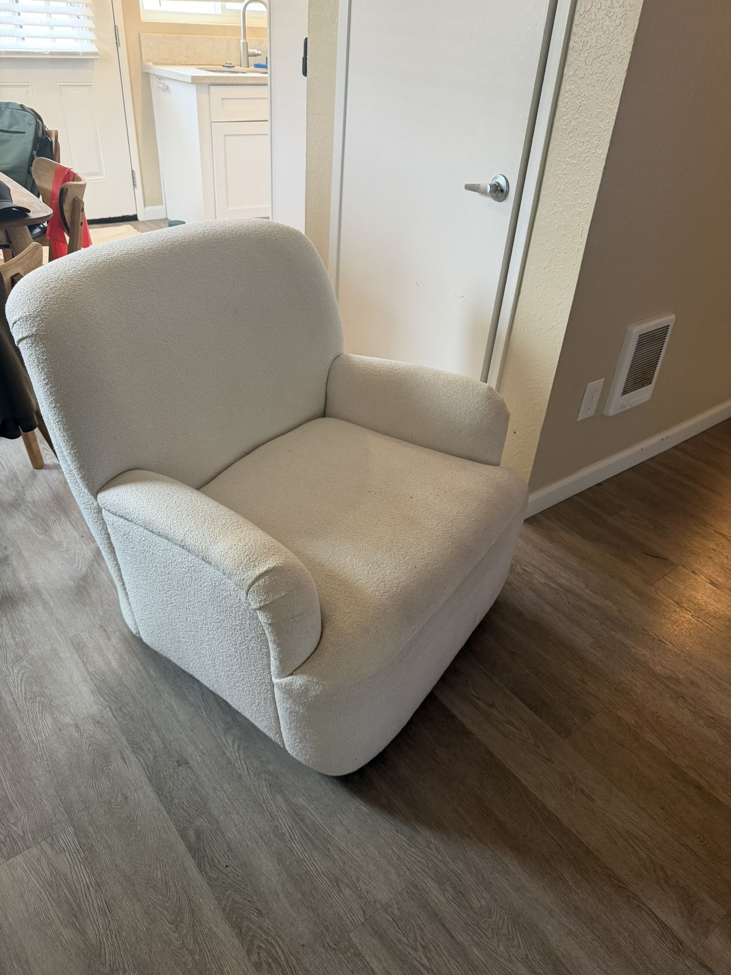 Accent White Chair
