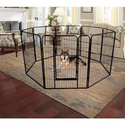 40 in. H Lubo Portable Outdoor folding 8-Panels 0.0006-Acre Wireless Dog Fence Kit