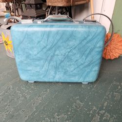 MCM Blue American Tourister Luggage 