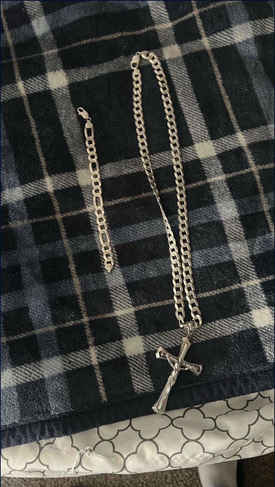 Silver Curb Chain