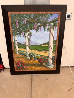 Beautiful winery painting