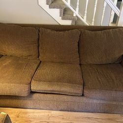 Brown sofa 