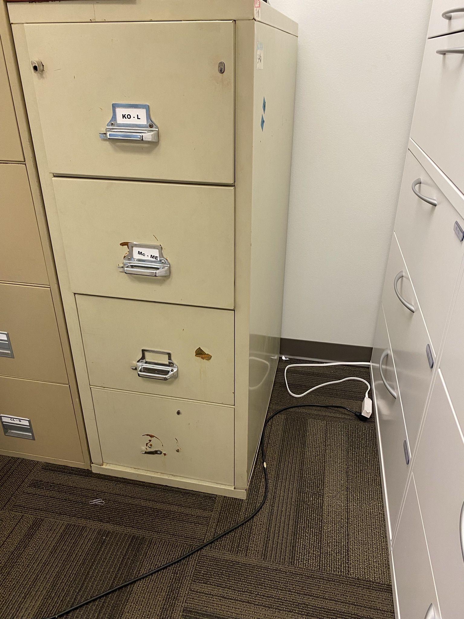 Free Fireproof File Cabinet 