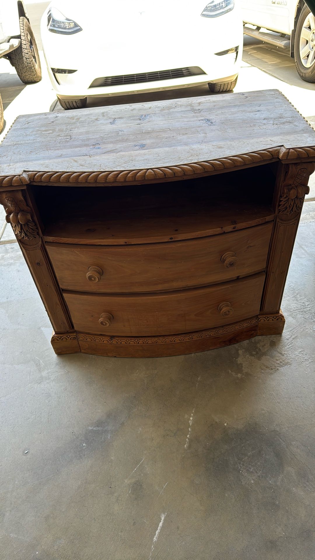 Solid Wood End Table