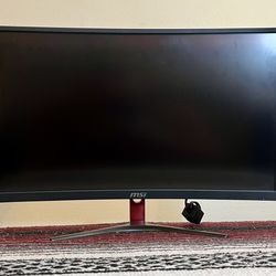 MSI 24-inch Full HD FreeSync Curved LED Wide Screen Gaming Monitor Works Perfect