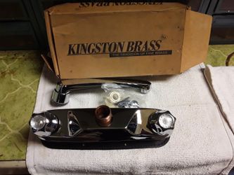 Stainless steel, Kitchen faucet, Kingston brass