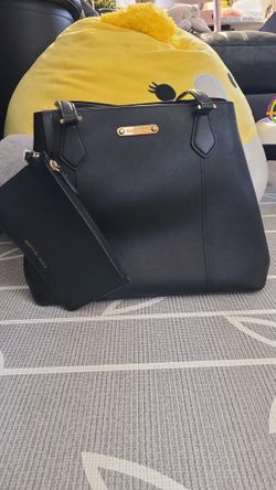 Michael Kors Cori Large Snap Leather TZ Tote & Pouch 