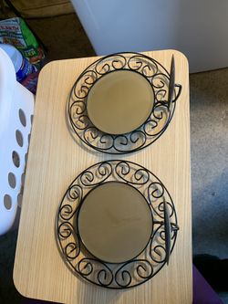 Black Candle Scone Mirror