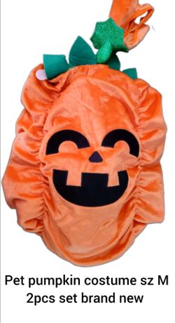 Pet Pumpkin Halloween Costume Size Medium