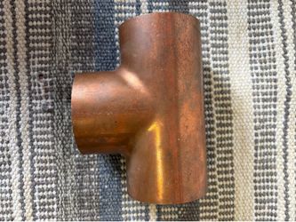 3” Copper Tee Plumbing Fitting