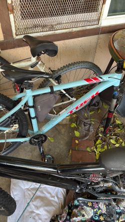 Blue trek mountain bike