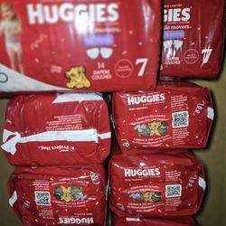 Huggies Size 7 Son 112 Pañales Por 45 El Precio Es Firme  Nolos Dejo Menos 