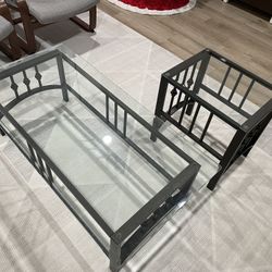 Glass Coffee and Side Tables
