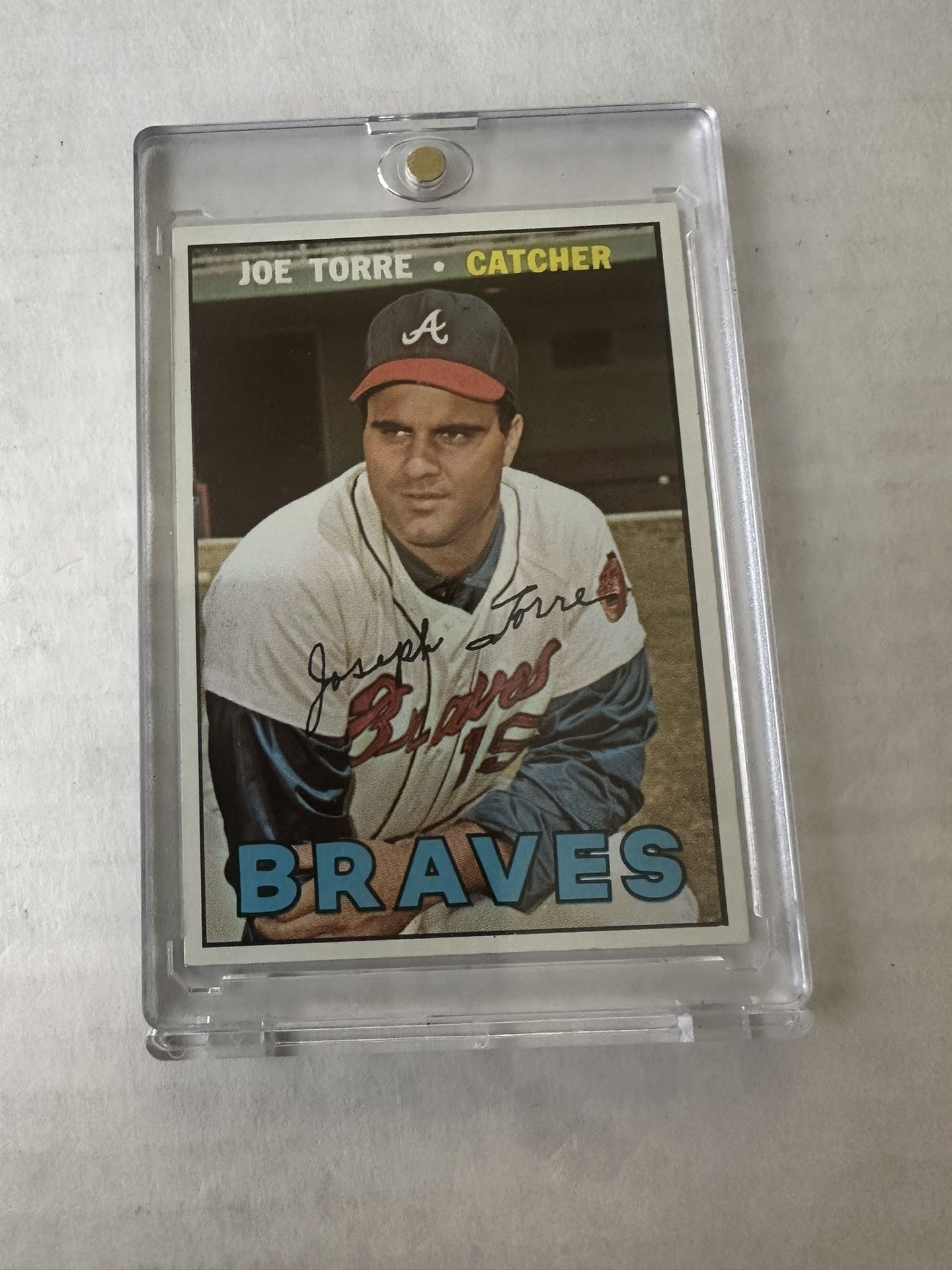 1967 Topps Joe Torre Baseball Card Ex Mint