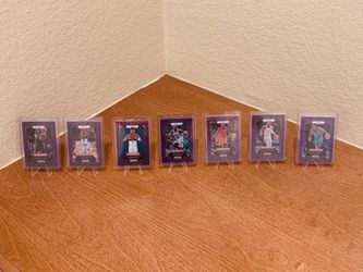 7 Panini Prizm Purple Refractor 2024 Basketball Sports Cards