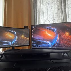 Gaming monitors. Gigabyte M32U And Sceptre C24